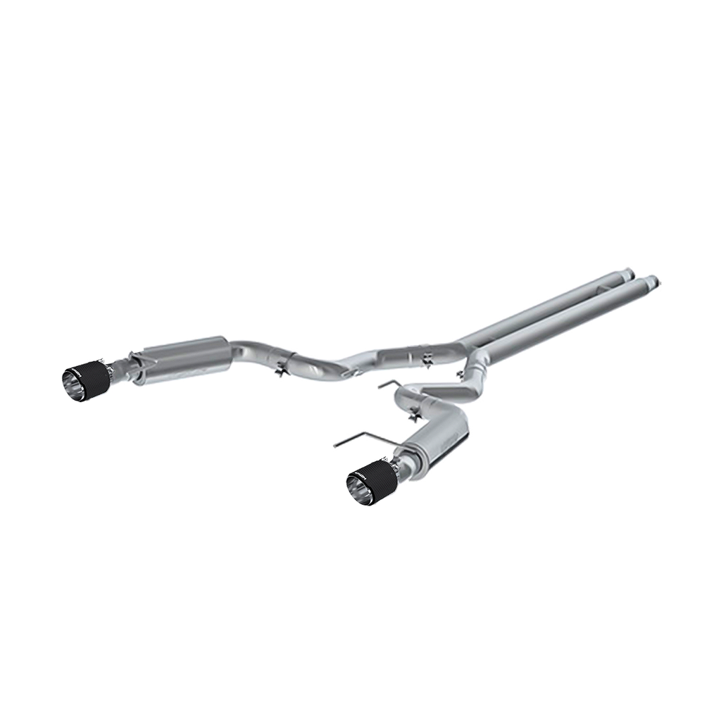 MBRP 2024 Ford Mustang GT 3" T304SS Race Catback w/ 4.5" Carbon Fiber Tips