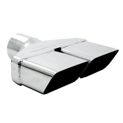 MBRP Universal Polished Rectangle Exhaust Tip 2.5" Inlet/2.5"x8" Outlet/8" Length