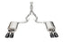 Corsa 2024+ Ford Mustang GT 5.0L 3" Catback w/ Twin 4" Black Pro-Series Tips - COR21259BLK