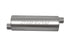 Gibson SFT Superflow Offset/Offset Round Muffler - 6x24in/2.5in Inlet/2.5in Outlet - Stainless