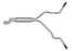 Gibson 02-05 Chevrolet Silverado 2500 HD Base 6.0L 2.5in Cat-Back Dual Extreme Exhaust - Aluminized