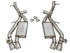 aFe MACHForce XP 3in 304 SS Axle-Back Dual Exhaust (NPP) w/ Polished Tips 16-17 Camro SS V8-6.2L