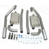 JBA 65-70 Ford Mustang 260-428 409SS Dual Turn Down Under Rear Valance Header Back Exhaust