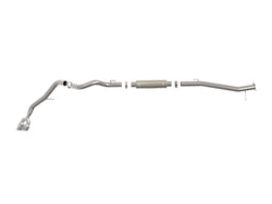 aFe Vulcan Series 3in Stainless Rear-Side Exit Exhaust Sys Polished Ford Ranger Raptor 22-26 L4-2.0L