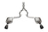 Corsa 2024 Ford MustangGT Sport Cat-Back Ex.Sys 3.0in Dual Rear Exit w/4.5in Blk PVD Pro Series Tips