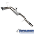 QTP 14-18 Chevy Silverado 1500 4.8L/5.3L EC/CC SB 304SS Screamer Cat-Back Side Exit w/4.5in Tips