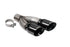 Corsa 2022-2024 Toyota Tundra 4" Single Side Dual Outlet Tip Kit - Black PVD