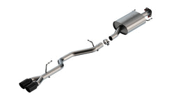 Borla 2021-2022 Toyota Highlander XSE V6 S-Type Catback w/ Black Chrome Tips