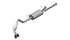 Corsa 2011-2021 Toyota Tundra 5.7L SS 3" Sport Catback w/ 4" Black Tips (Double Cab/Crew Max 145.7" Wheelbase)