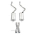 Stainless Works 2007-14 Chevy Tahoe And Yukon LT 2-1/2in Exhaust X-Pipe Chambered Mufflers Tips