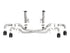 aFe MACH Force-Xp 3in to 2-1/2in 304SS Cat-Back (No Muff.) 2020 Chevy Corvette (C8) 6.2L - Black Tip