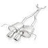 Stainless Works 2009-15 Cadillac CTS-V Coupe 3in Catback System X-Pipe Chambered Mufflers 4in Tips