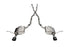 Corsa 2011-2021 Jeep Grand Cherokee Xtreme 2.5" Dual Catback w/ 4.5" Black Tips