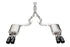 Corsa 2024 Ford Mustang GT 3" Xtreme Active Catback w/ Quad 4" Black Straight Tips