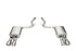 Corsa 2024+ Ford Mustang GT 5.0L 3" Sport Active Axle-Back w/ Twin 4" Polished Tips