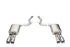 Corsa 2024 Ford Mustang GT 3" Active Axle Back w/ Quad 4" Polished Straight Tips