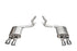 Corsa 2024 Ford Mustang Dark Horse 5.0L Sport Valved Axle Back w/ Quad 4.5" Polished Slash PS Tips