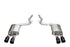 Corsa 2024 Ford Mustang Dark Horse 5.0L Sport Valved Axle Back w/ Quad Black PVD Straight Tip