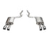 Corsa 2024 Ford Mustang Dark Horse 5.0L Sport Valved Axle Back w/ Quad Polished Straight Tips