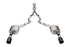Corsa 2024 Ford Mustang GT Conv Xtreme 3" Catback Exhaust w/ 4.5" Black Tips