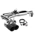 QTP 15-18 Ford F-150 CC/EC Standard Bed 304SS Screamer Cat-Back Exhaust w/3.5in Black Tips