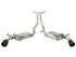 aFe MACHForce XP Exhaust 2.5in Stainless Steel CB/10-13 Chevy Camaro V6-3.6L (td) (gloss blk tip)