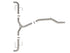 aFe MACH Force-Xp 3in to 2-1/2in Stainless Axle-Back Exhaust System Alfa Romeo Stelvio 17-26 L4-2.0L