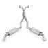 Stainless Works 2010-15 Camaro 6.2L 3in Exhaust X-Pipe Chambered Turbo Mufflers Polished Tips