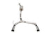 Corsa 21-22 Ford Bronco 2.3L 2-Door 2.75in Cat-Back Dual Rear Exhaust w/4in Straight-Cut Polish Tips