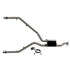 QTP 2019 + Ram 1500 CC/SB 5.7L Screamer 304 SS Cat Back Exhaust Split Rear Exit w/3in Tips