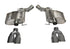 Corsa 12-13 BMW M5 F10 Polished Sport Axle-Back Exhaust