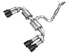 AWE 2022-2024 Audi 8Y S3 2.0 Touring Catback w/ Diamond Black Tips