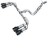 AWE 2022-2024 Audi S3 8Y 2.0L Track Catback w/ Diamond Black Tips