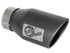 aFe Universal Black Exhaust Tip 3in In x 4-1/2in Out x 9in L Clamp-On Right