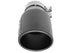 aFe Universal Black Exhaust Tip 3in In x 4-1/2in Out x 9in L Bolt-On Left