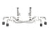 aFe MACH Force-Xp 3in to 2-1/2in 304SS Cat-Back (No Muff.) 2020 Chevy Corvette 6.2L - Carbon Tip