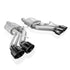 Stainless Works 22-25 Cadillac CT5-V Blackwing Axleback Exhaust - Black Chrome Tips
