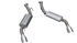 QTP 14-15 Chevrolet Camaro SS 6.2L 304SS AR3 Axle Back Exhaust w/4.5in Tips