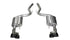 Corsa 15-16 Ford Mustang GT 5.0 3in Axle Back Exhaust Black Quad Tips (Sport)