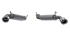 QTP 14-15 Chevrolet Camaro SS 6.2L 304SS AR3 Axle Back Exhaust w/4.5in Tips