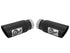 aFe Universal Black Pair Exhaust Tips 3.5in x 4.5in Out x 12in L Clamp-On