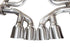 Kooks 97-04 Chevy Corvette Full 3in Axleback w/Pol Tips Requires 3in X-Pipe