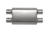 Gibson CFT Superflow Dual/Dual Oval Muffler - 4x9x18in/3in Inlet/2.5in Outlet - Stainless