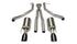 Corsa 05-06 Pontiac GTO 6L V8 2.5in Sport Cat-Back Exhaust + XPipe w/Dual Exit Single 4in BlackTips