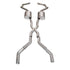 Stainless Works Chevy Camaro 1967-69 Exhaust 2.5in Stainless with X-Pipe