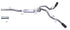 Gibson 10-12 Chevrolet Silverado 1500 Hybrid 6.0L 2.25in Cat-Back Dual Extreme Exhaust - Black Elite