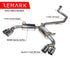 Remark 2019-2023 Toyota Corolla HB Quad-Exit Catback w/ Burnt SS Tips