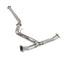 Remark 2022-2023 Subaru WRX Non-Resonated 2-Piece Mid-Pipe Kit
