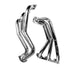 BBK 2007-2011 Jeep 3.8L 1-5/8" Long Tube Headers w/ Y Pipe w/ Converters Silver Ceramic