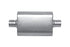 Gibson MWA Superflow Center/Center Oval Muffler - 4x9x14in/2.25in Inlet/2.25in Outlet - Stainless